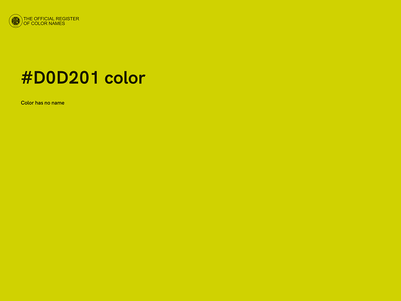 #D0D201 color image