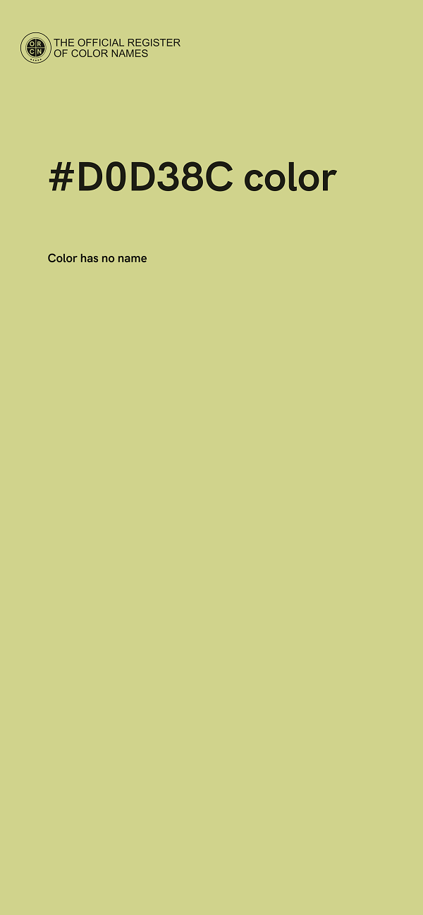 #D0D38C color image