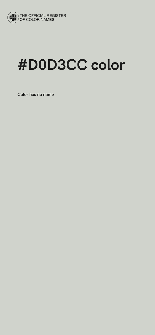 #D0D3CC color image