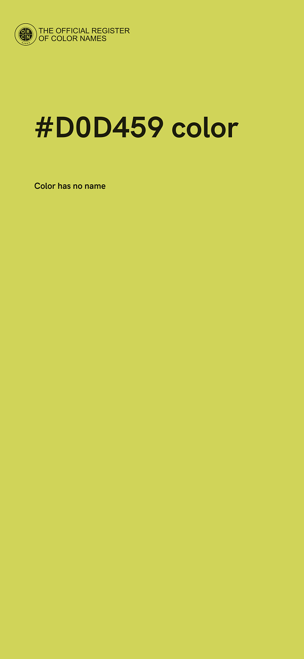 #D0D459 color image
