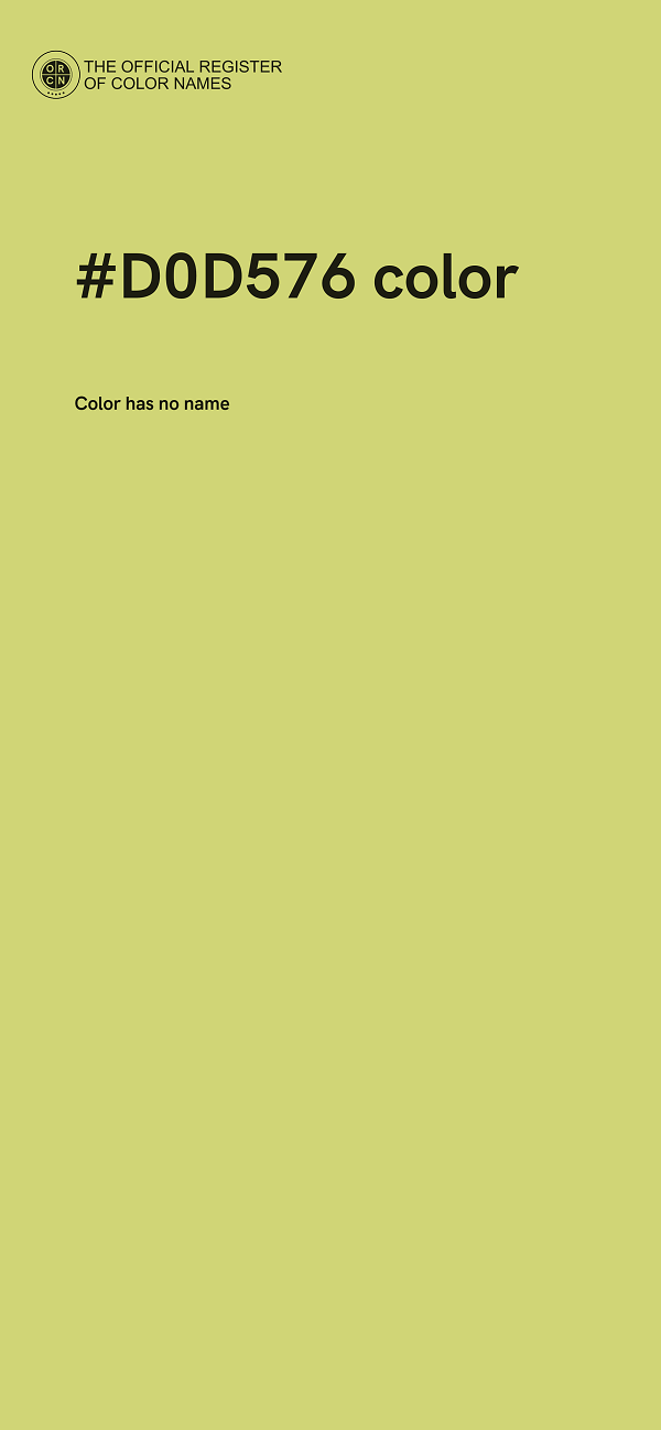 #D0D576 color image