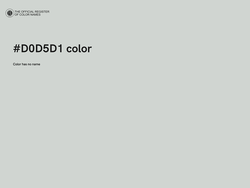 #D0D5D1 color image