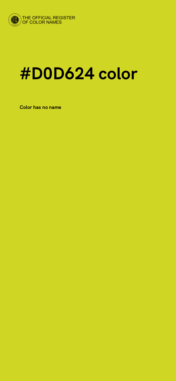 #D0D624 color image