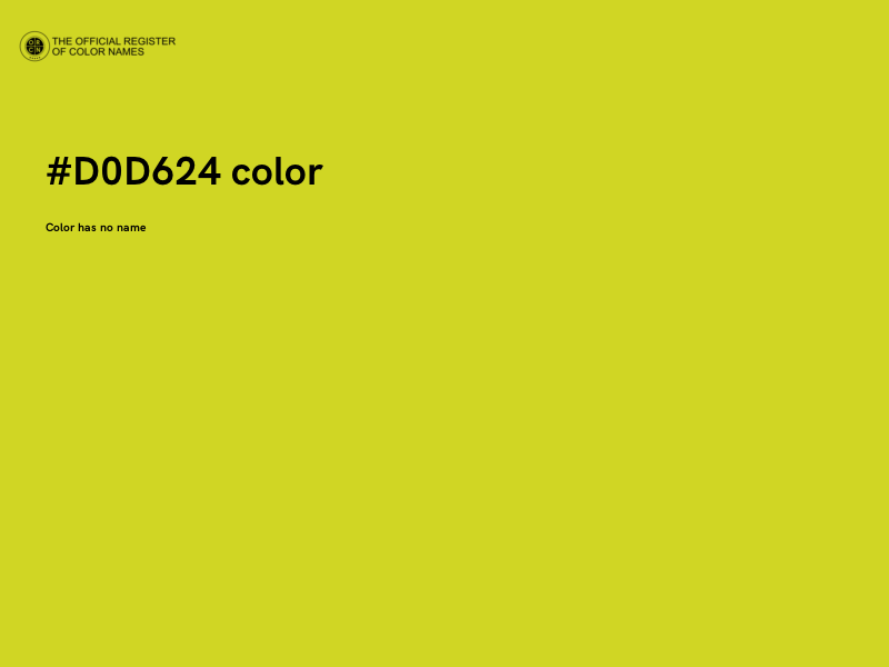 #D0D624 color image