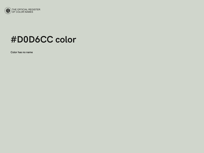 #D0D6CC color image