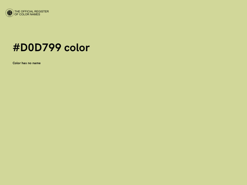 #D0D799 color image