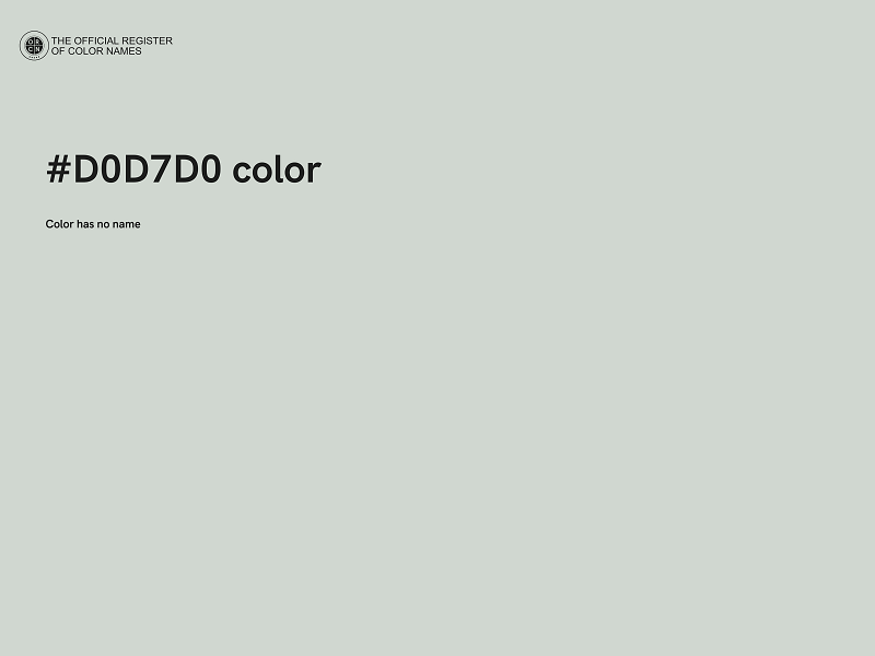 #D0D7D0 color image