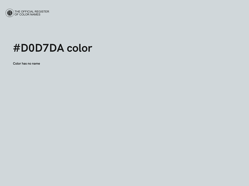 #D0D7DA color image