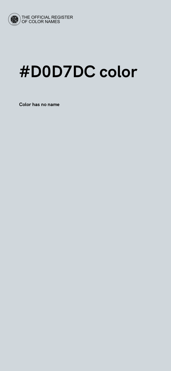 #D0D7DC color image