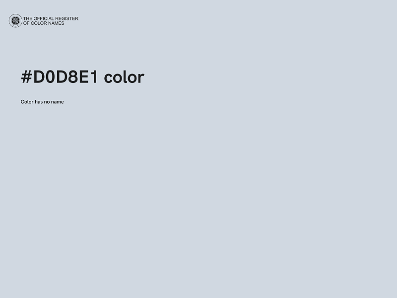 #D0D8E1 color image