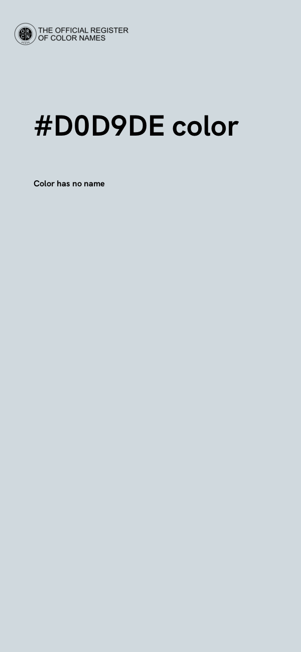 #D0D9DE color image