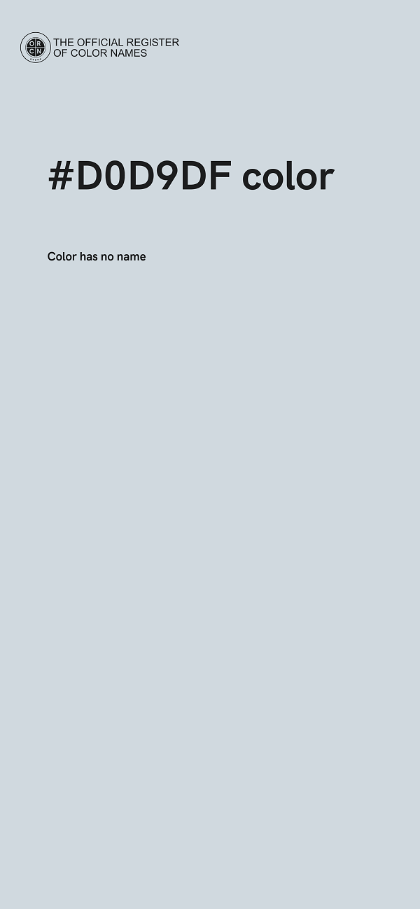 #D0D9DF color image