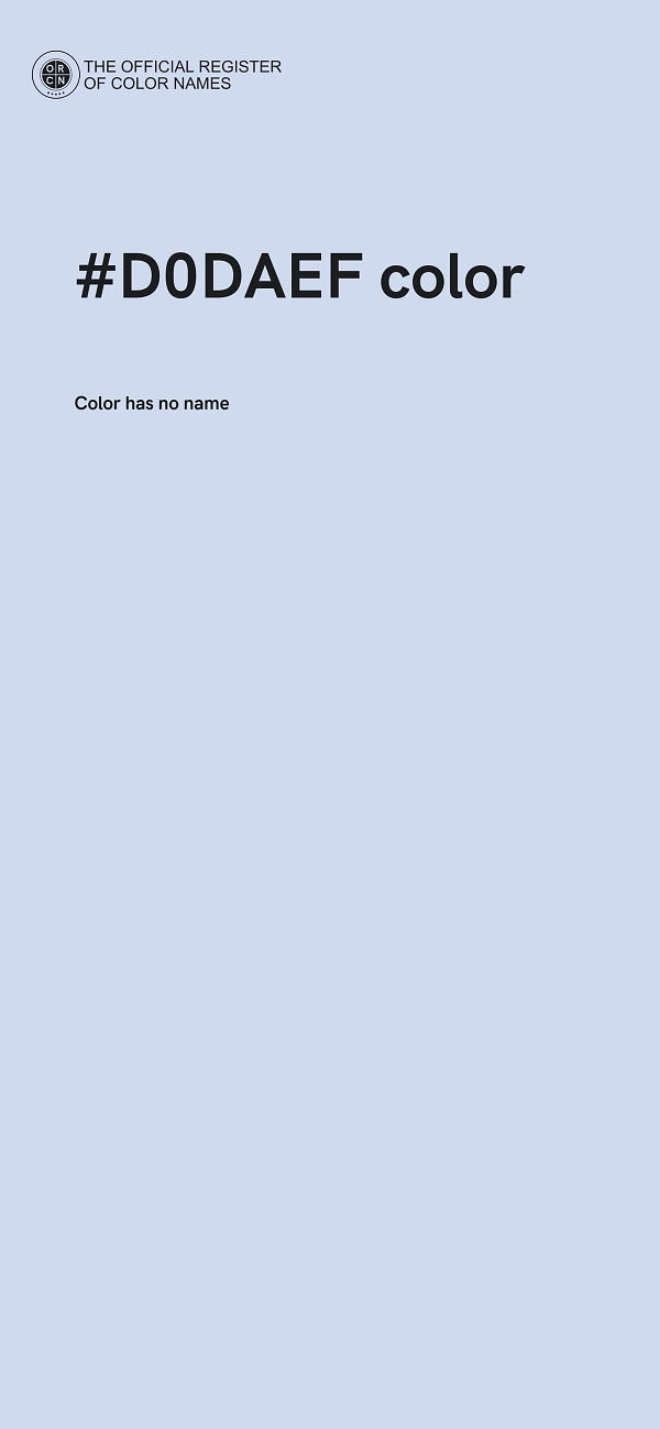 #D0DAEF color image