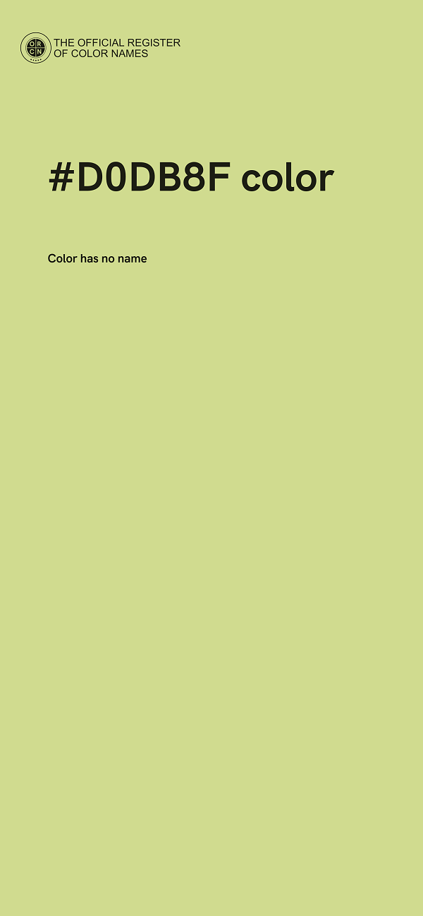#D0DB8F color image