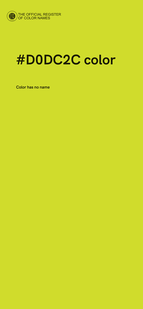 #D0DC2C color image