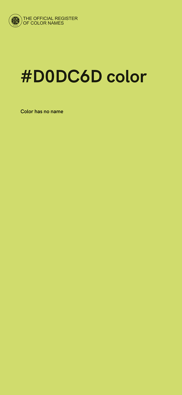 #D0DC6D color image