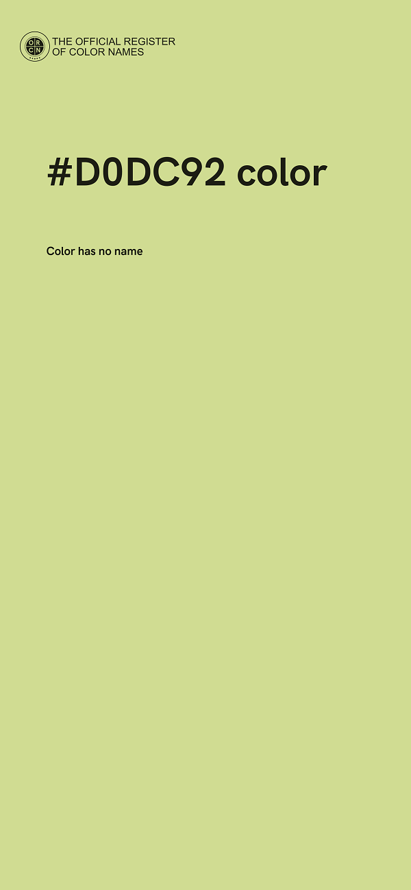 #D0DC92 color image