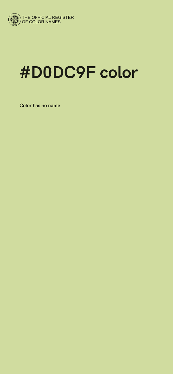 #D0DC9F color image