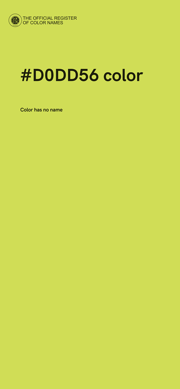 #D0DD56 color image