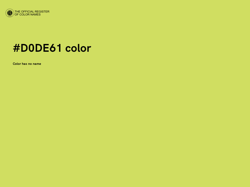 #D0DE61 color image