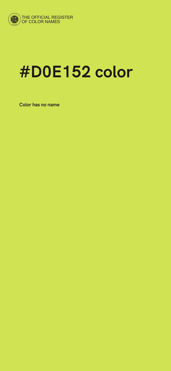 #D0E152 color image