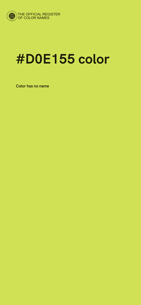 #D0E155 color image