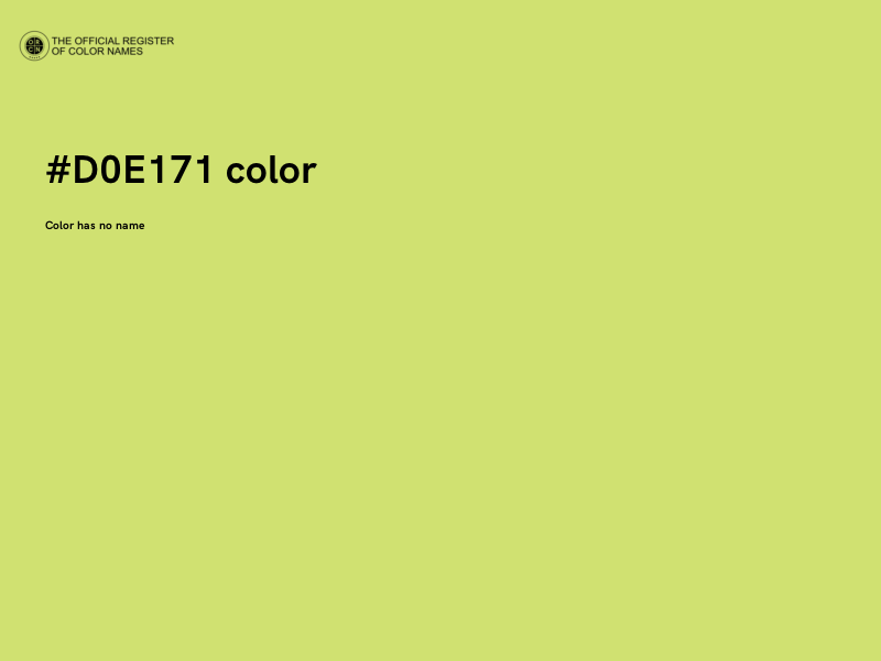 #D0E171 color image