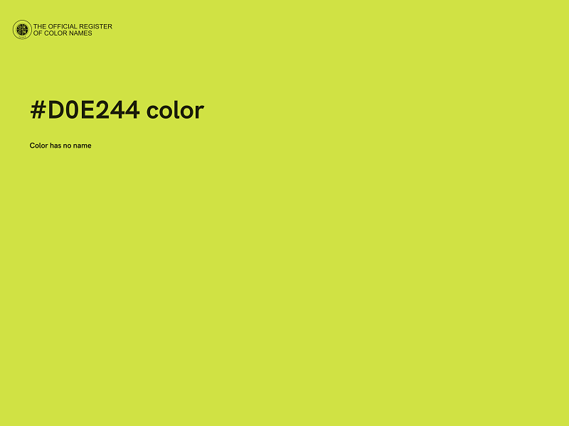 #D0E244 color image