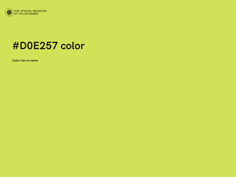 #D0E257 color image