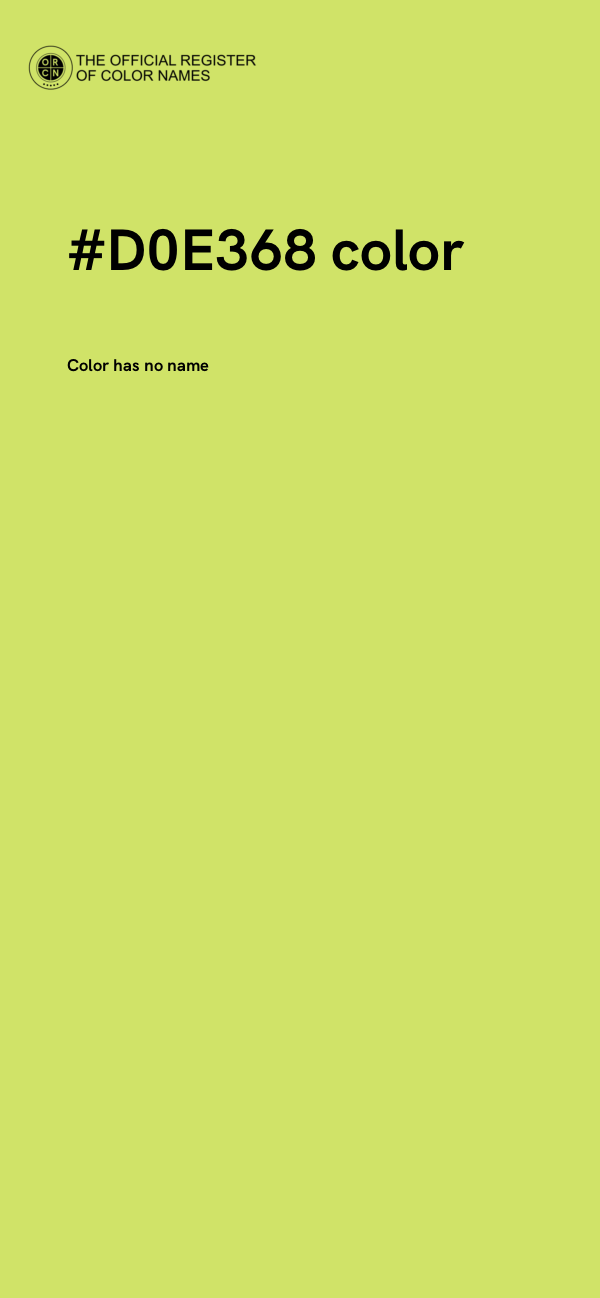 #D0E368 color image