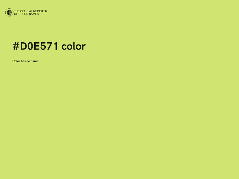 #D0E571 color image