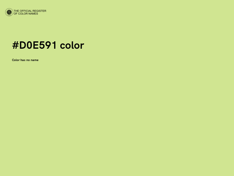 #D0E591 color image