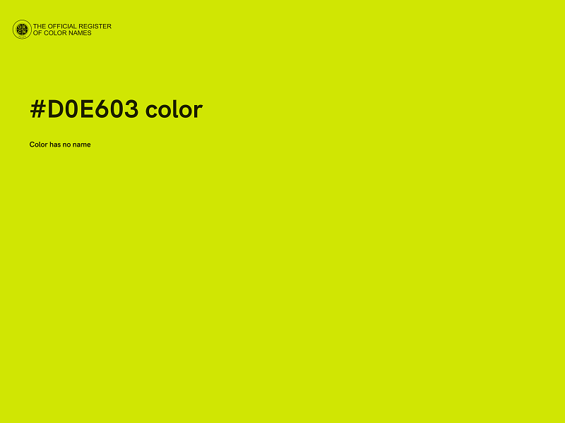 #D0E603 color image