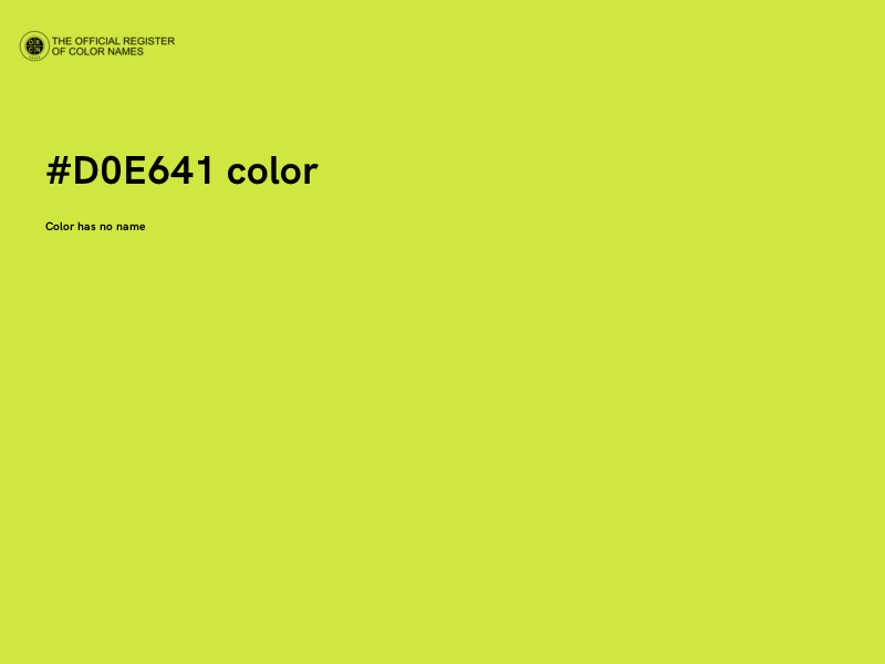 #D0E641 color image
