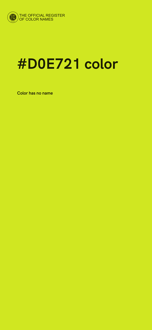#D0E721 color image