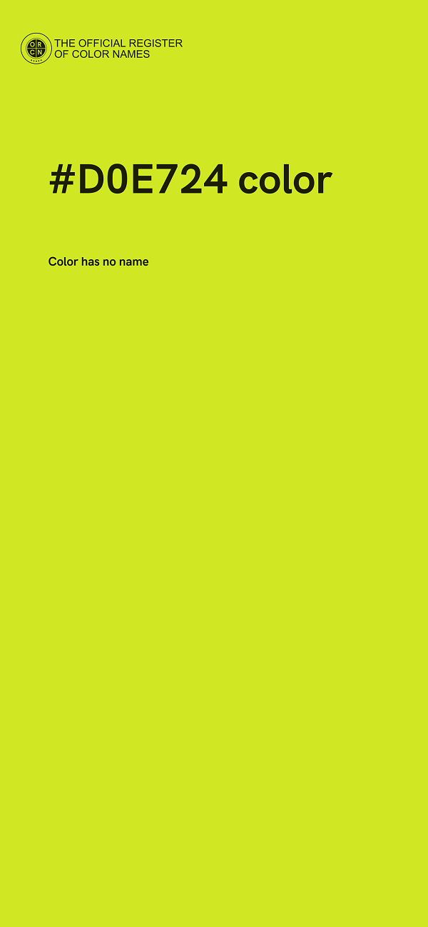 #D0E724 color image