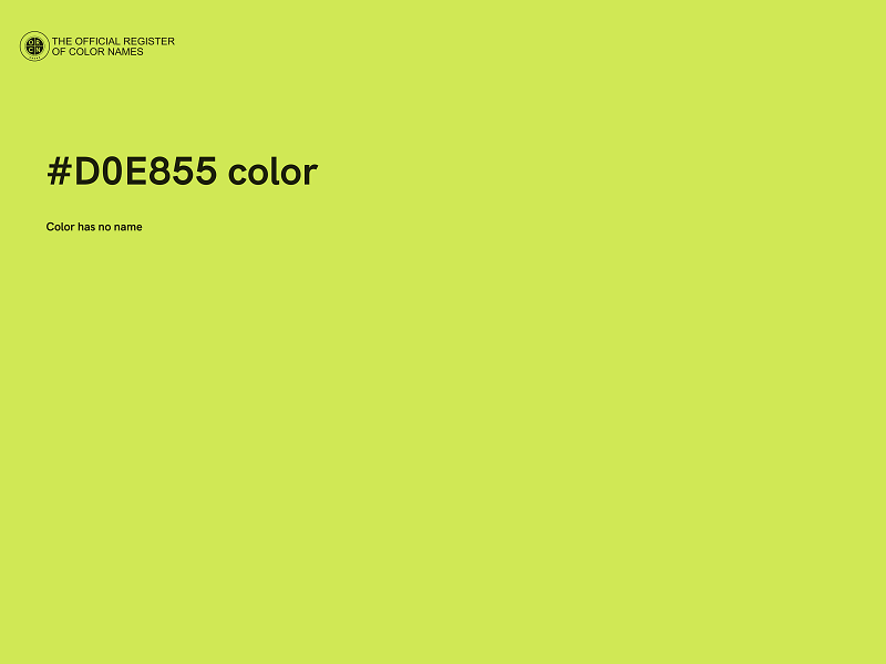 #D0E855 color image