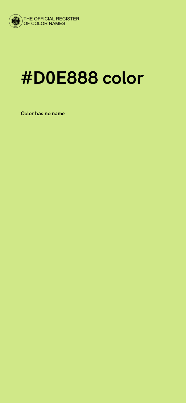 #D0E888 color image