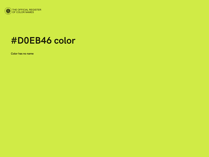 #D0EB46 color image