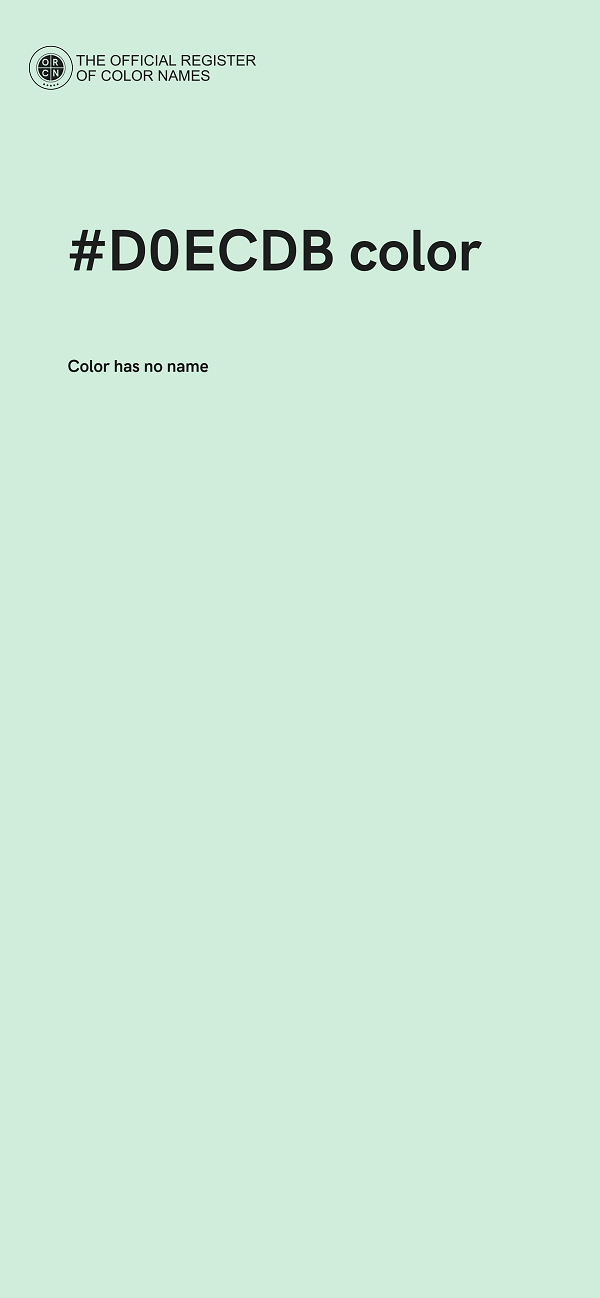#D0ECDB color image