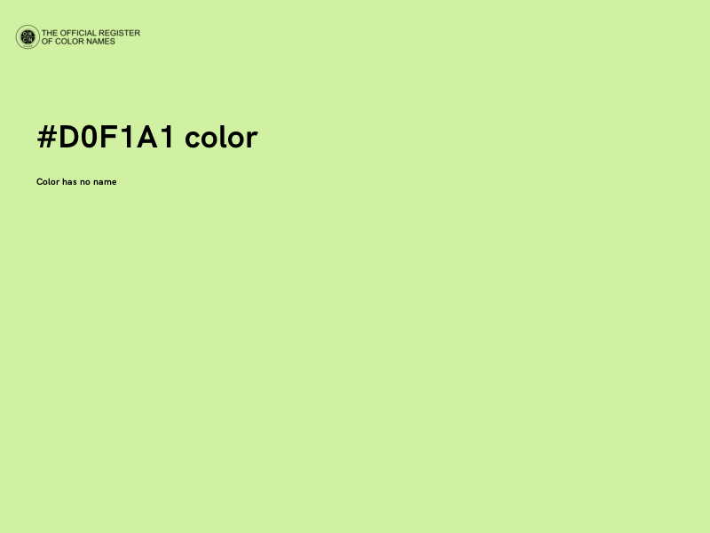 #D0F1A1 color image