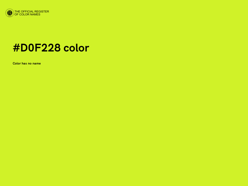 #D0F228 color image