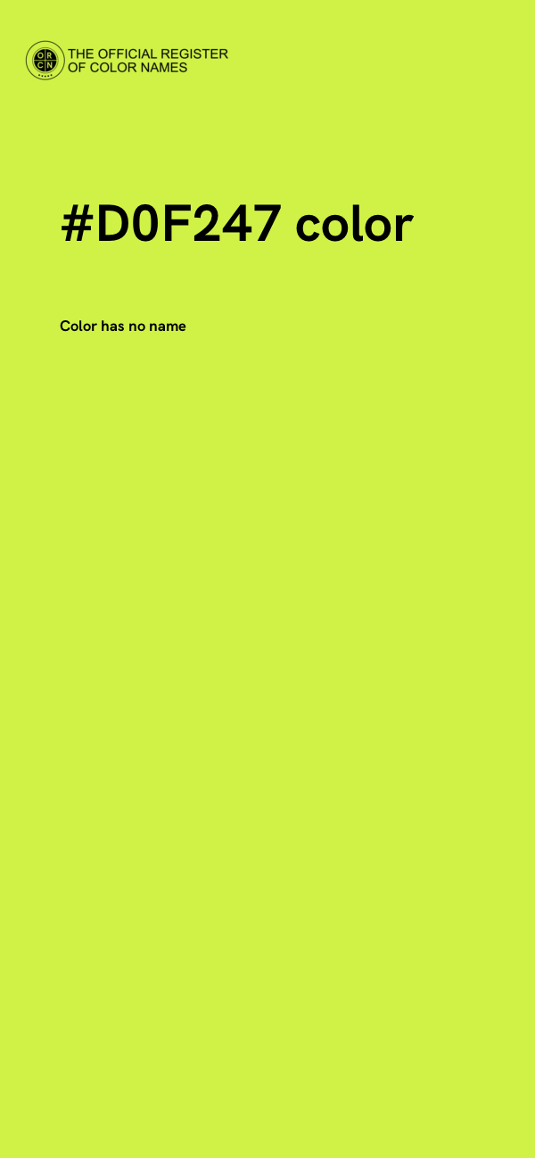 #D0F247 color image
