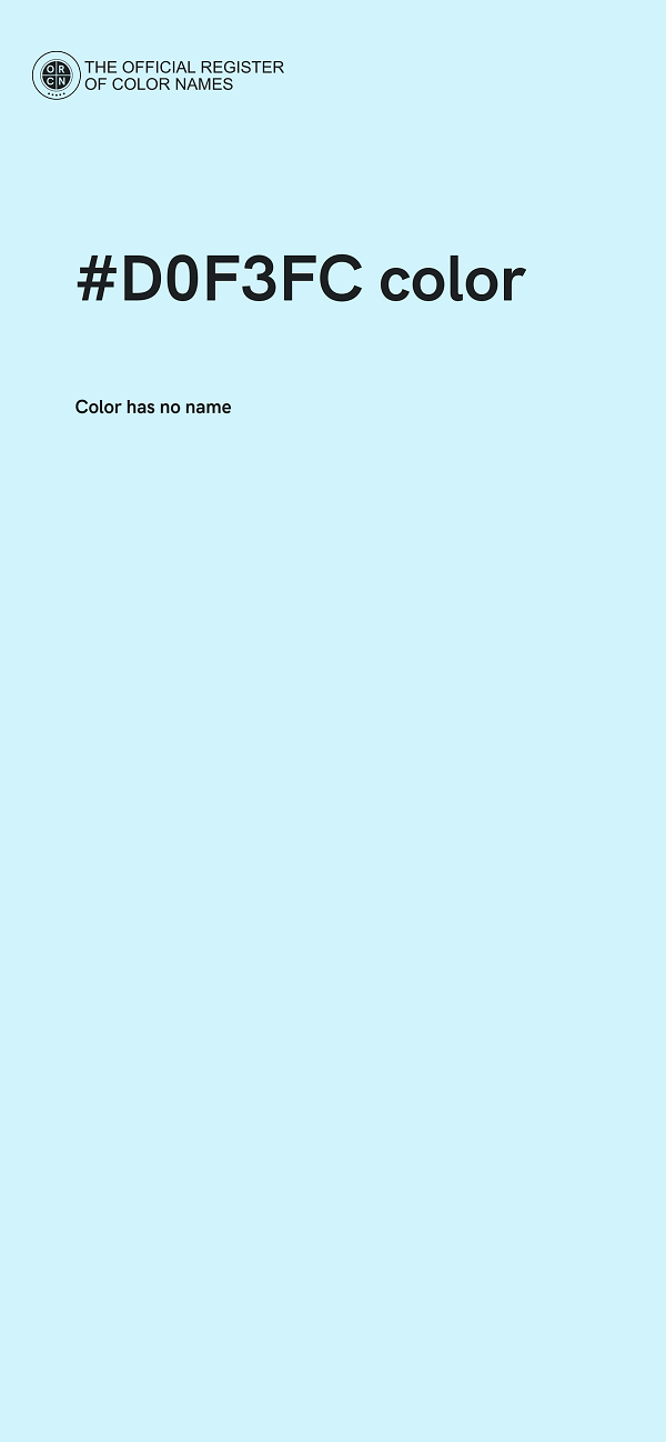 #D0F3FC color image