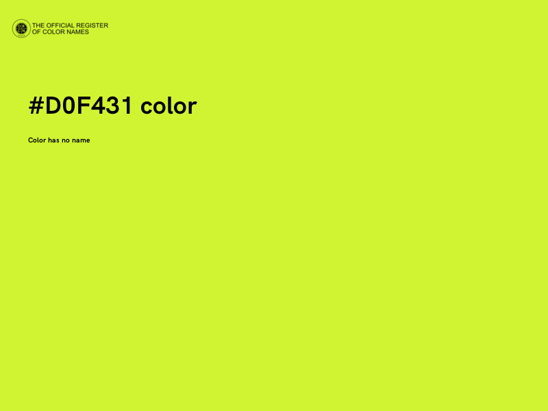 #D0F431 color image