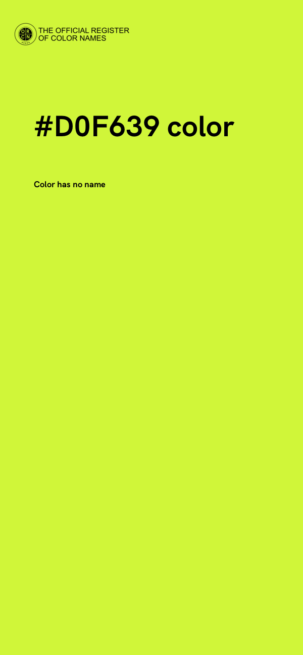 #D0F639 color image
