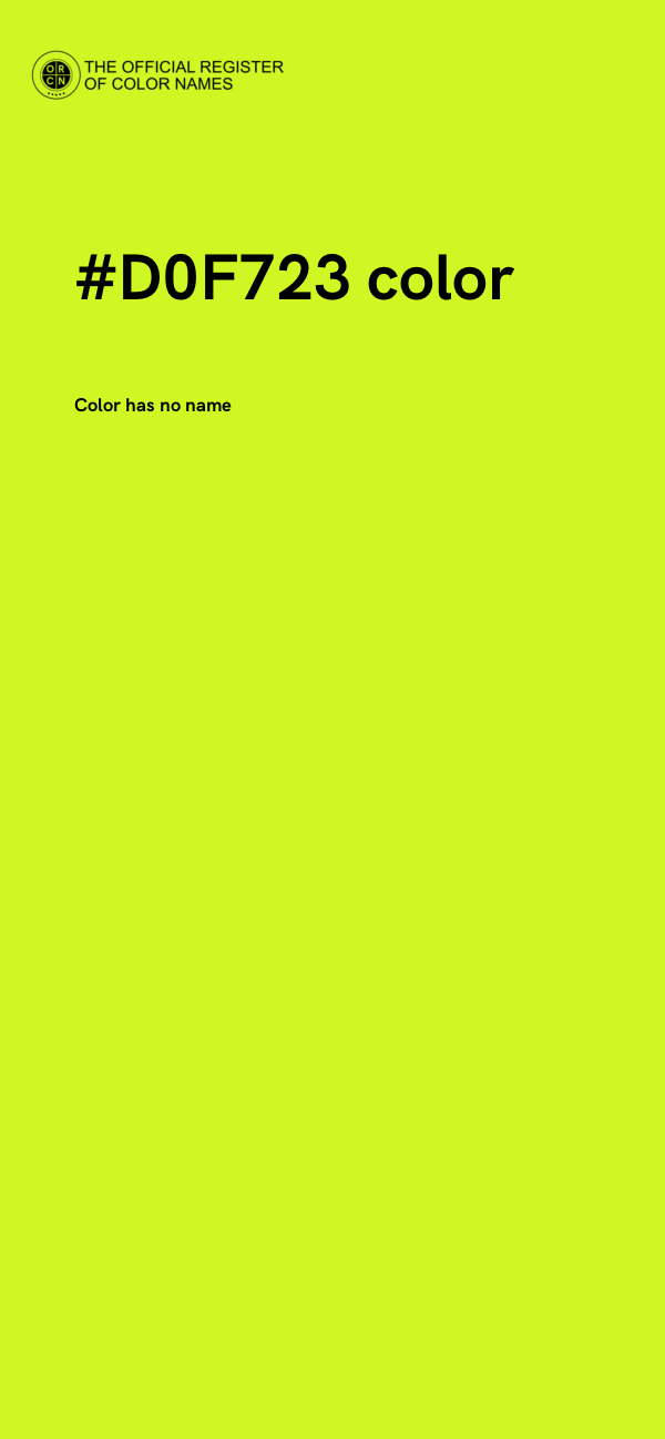 #D0F723 color image