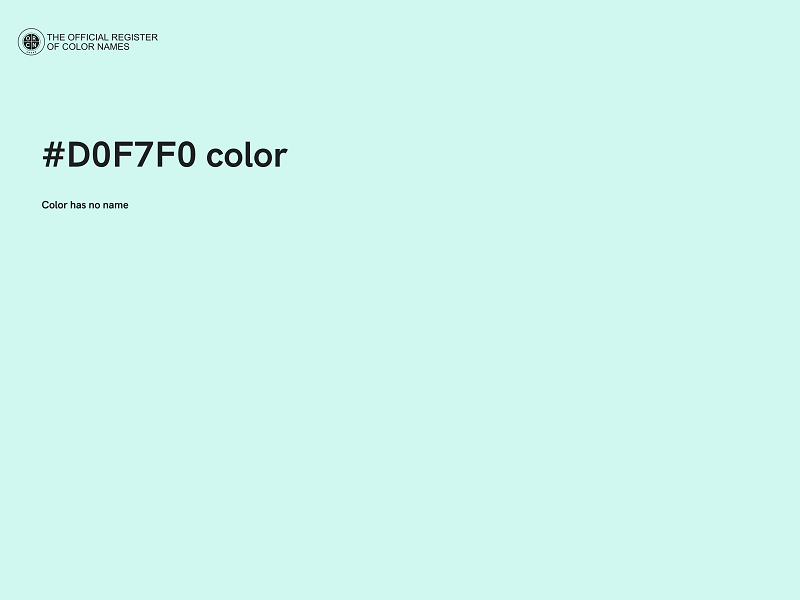 #D0F7F0 color image