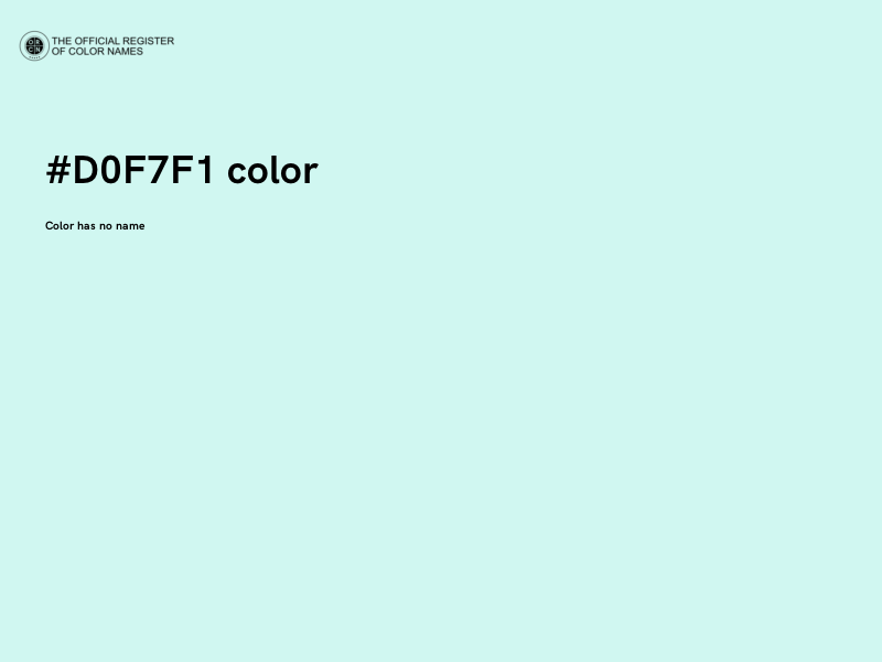 #D0F7F1 color image