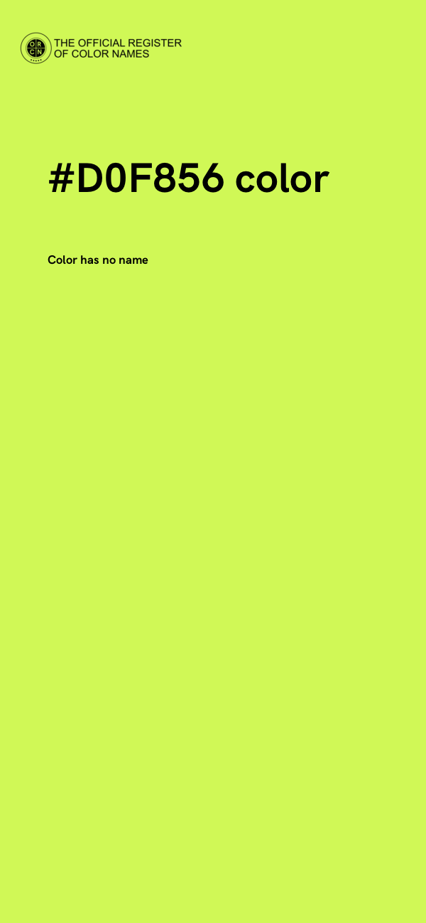 #D0F856 color image